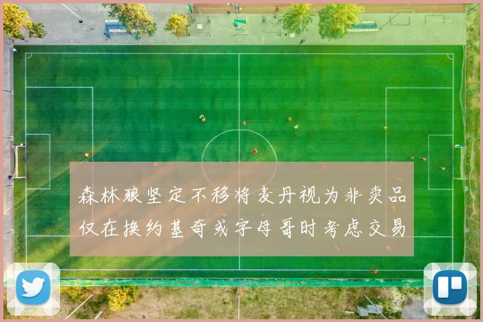 森林狼坚定不移将麦丹视为非卖品仅在换约基奇或字母哥时考虑交易